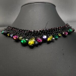 BOHM STATEMENT MULTI STRAND BEADED NECKLACE